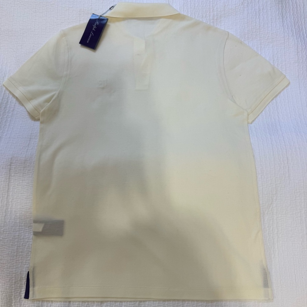 Ralph Lauren off white Short-Sleeve Polo - Picture 3 of 9